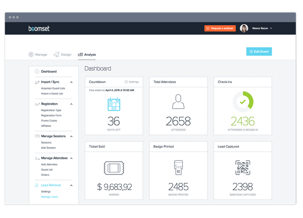 Boomset Event Management Software