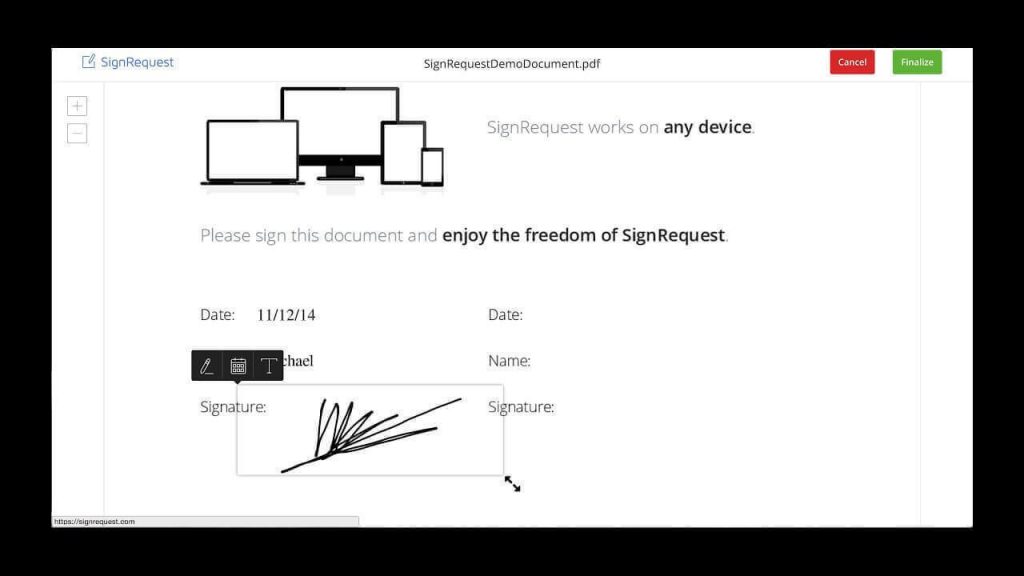 SignRequest-Electronic-Signature-Software