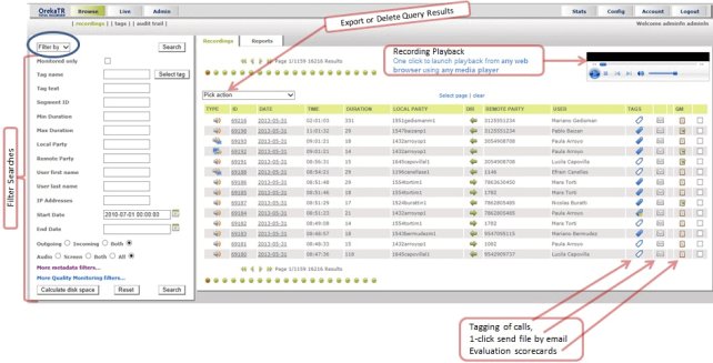 Oreka-TR-Call-Monitoring-Software