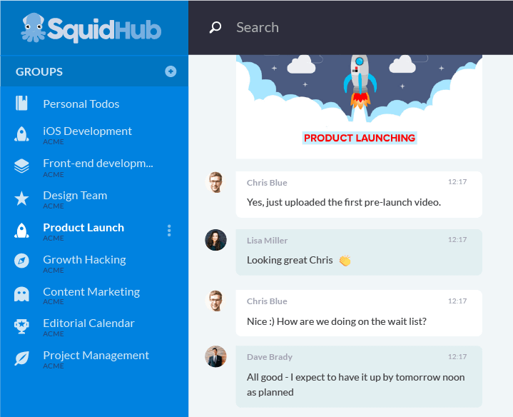 SquidHub-Collaboration-Software