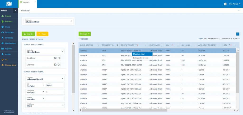 3PL Warehouse Manager Software