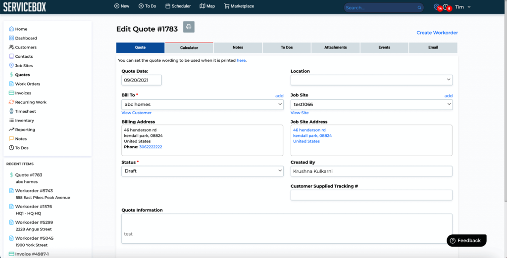 ServiceBox HVAC Tracking Software