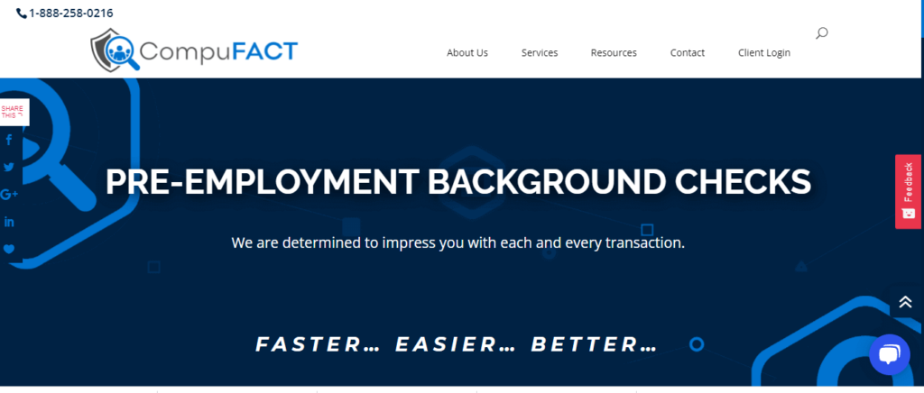 CompuFACT Background Check Software