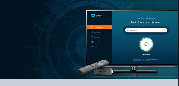 Ivacy VPN Firestick Software