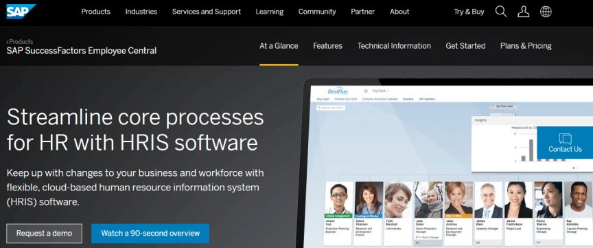 SAP SuccessFactors HRIS Software