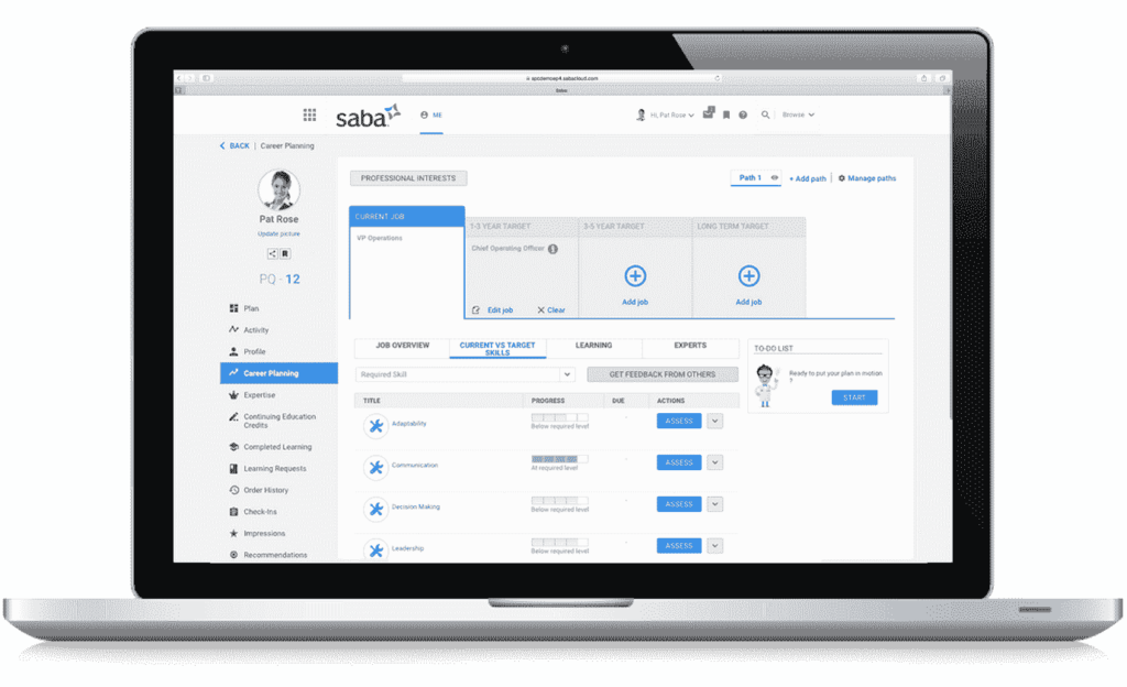 Saba Succession Management Software