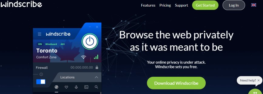 Windscribe VPN Firestick Software