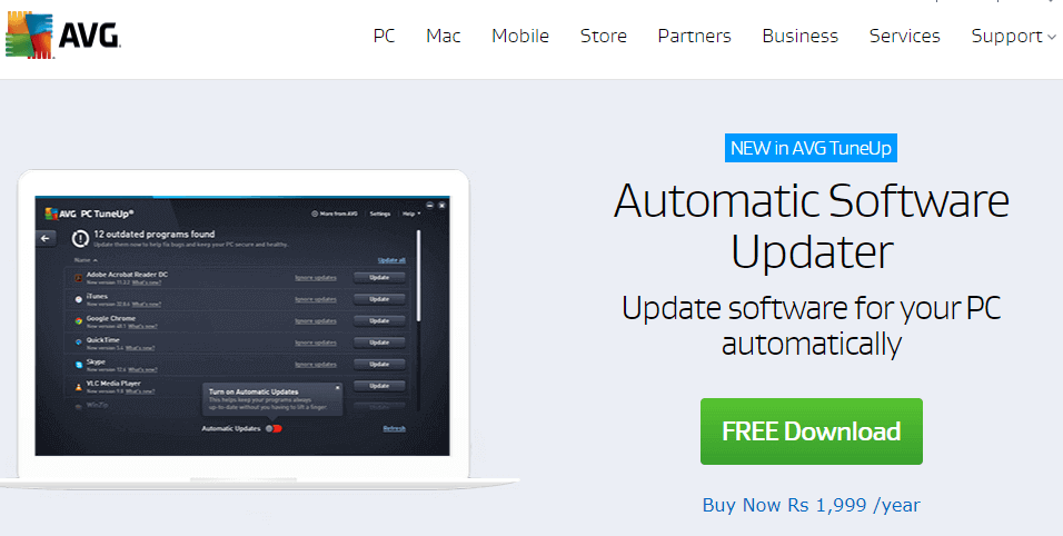 AVG Software Updater