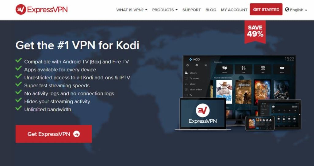 ExpressVPN Software for Kodi