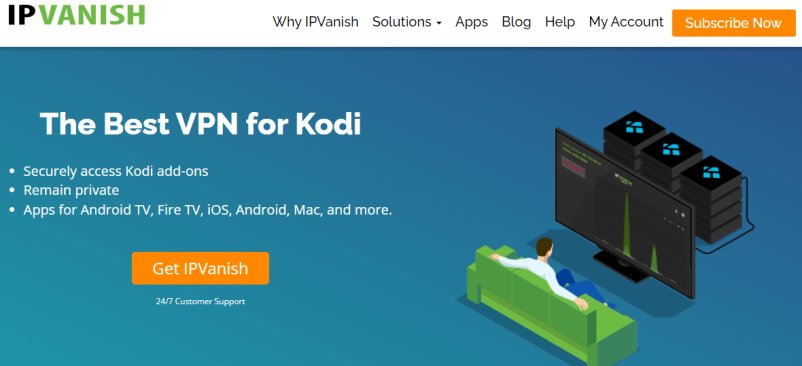 IPVanish VPN Software for Kodi