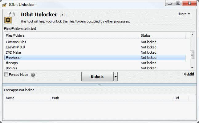 Iobit Unlocker File Shredder Software