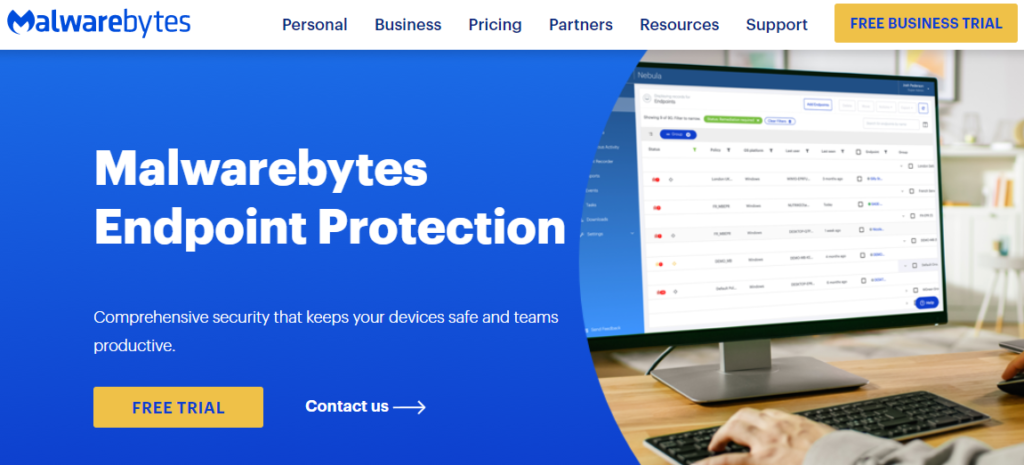 Malwarebytes Endpoint Security Software