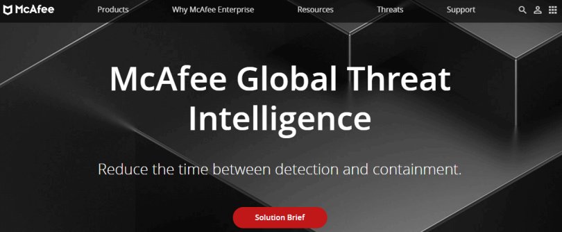 McAfee Threat Intelligence Software