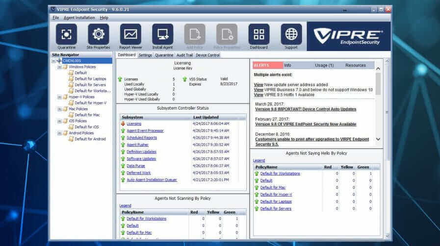 Vipre Endpoint Security Software