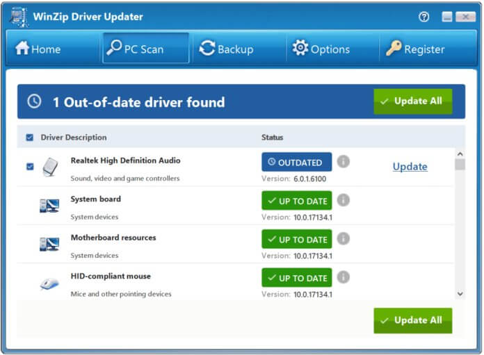 Winzip Software Updater