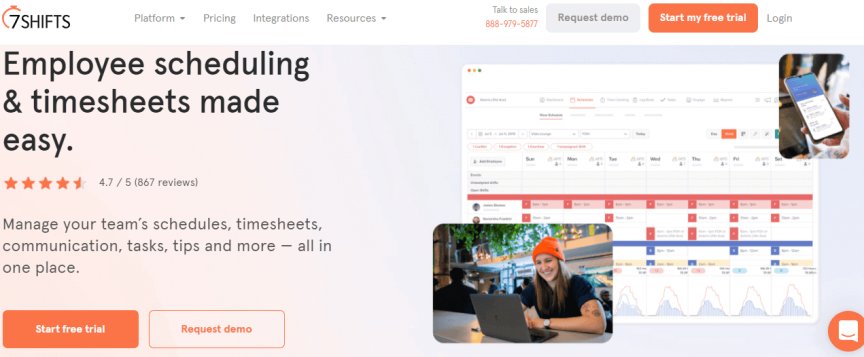 7Shifts Employee Scheduling Software