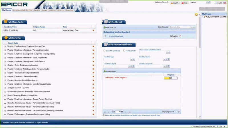 Epicor Small Business HR Software