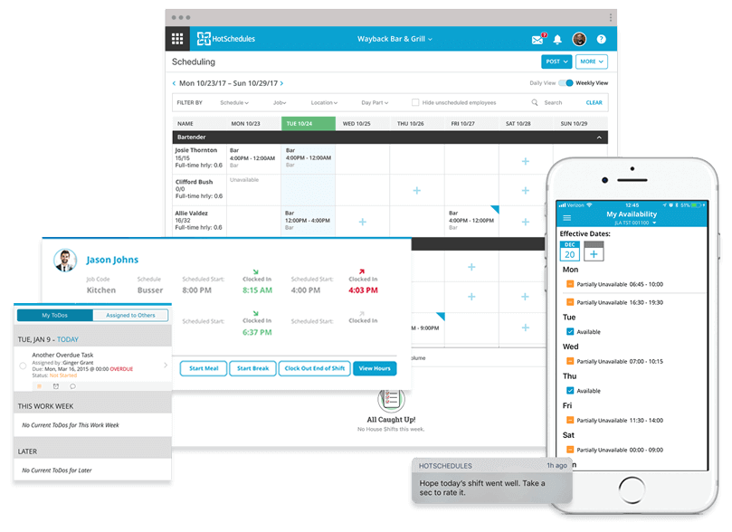 HotSchedules Employee Scheduling Software