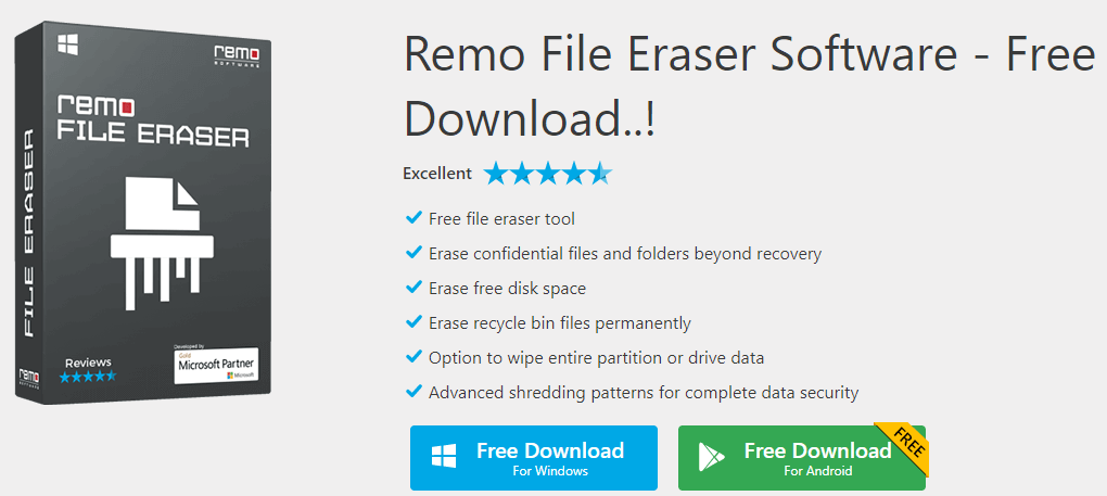 Remo File Shredder Software
