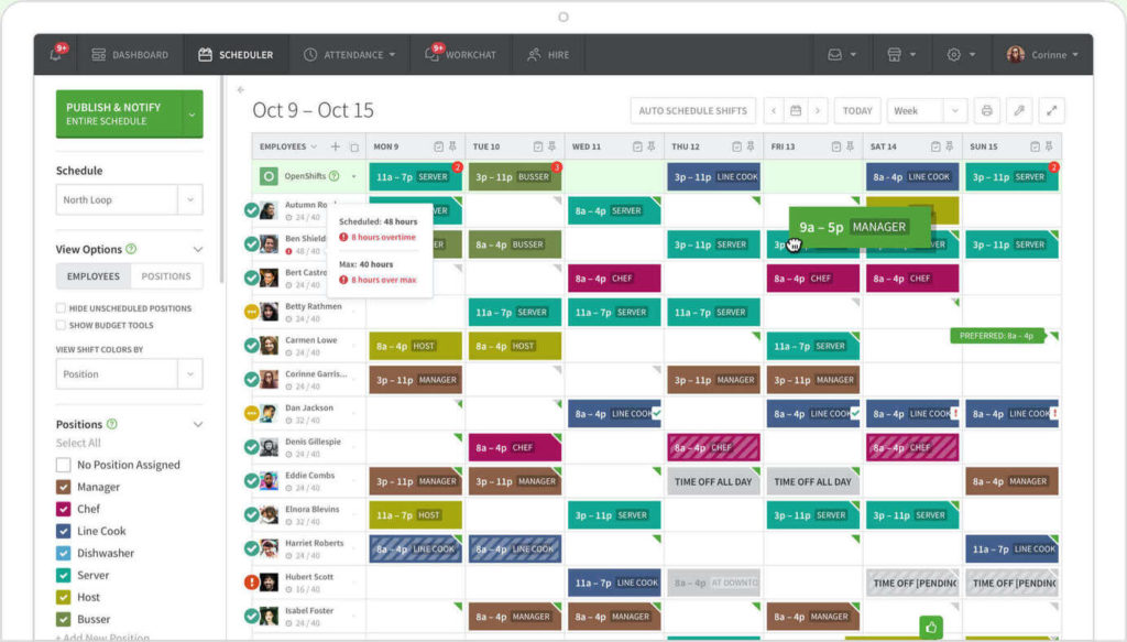 iWork Employee Scheduling Software