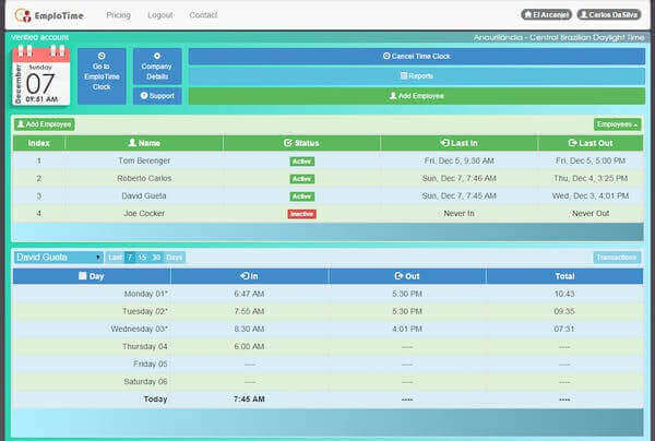 Emplotime and Attendance Software