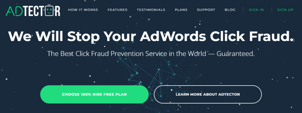 AdTector Click Fraud Protection Software