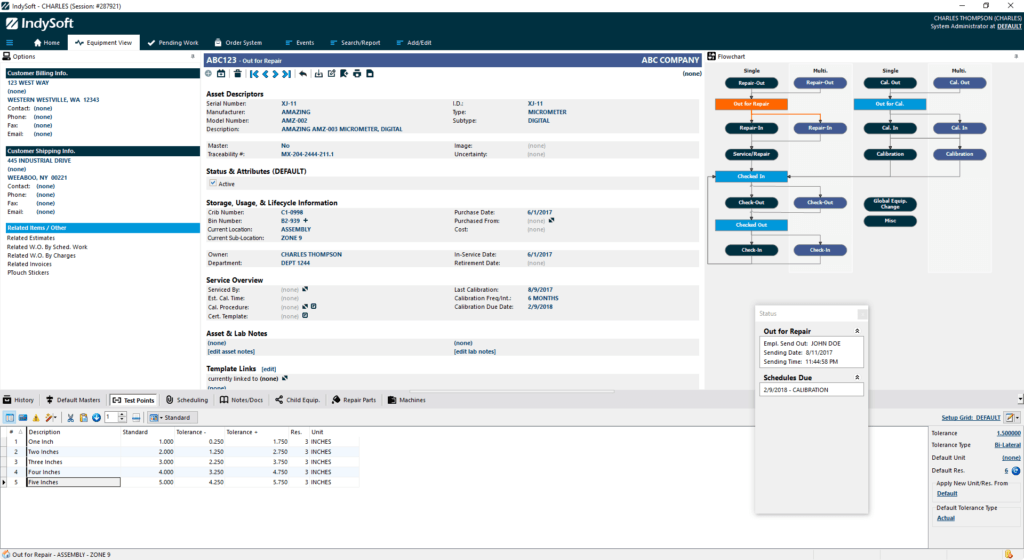 IndySoft Calibration Software