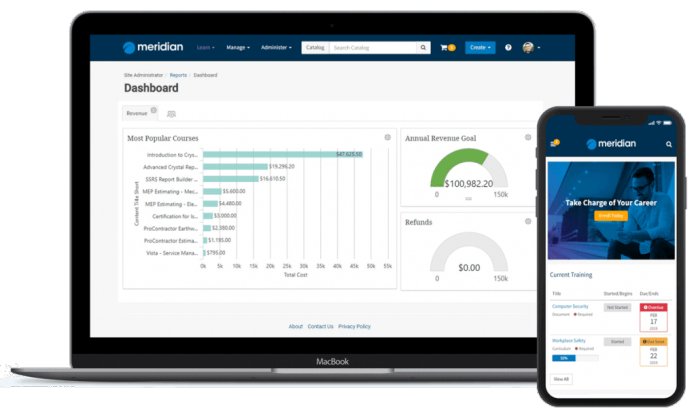 Meridian LMS Employee Training Software