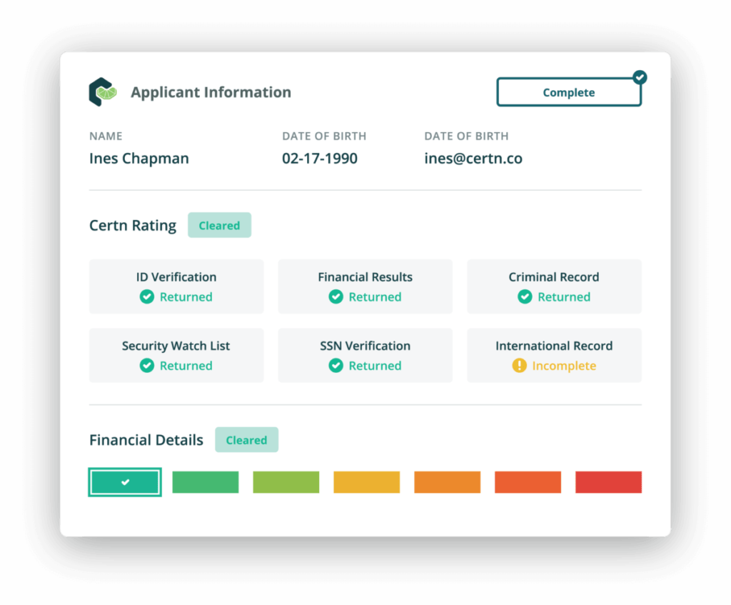 Certn-Candidate Screening Software