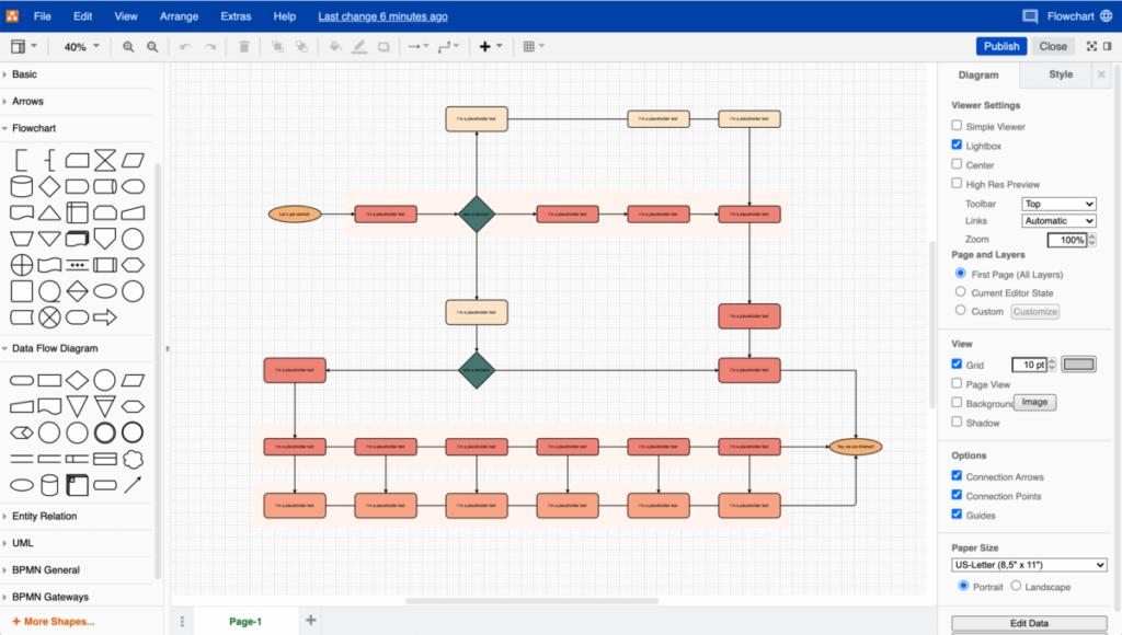 Draw.io Flowchart Software